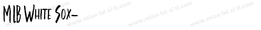 MLB White Sox字体转换